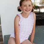 Load image into Gallery viewer, Rylie Swim in Pink Picnic | UPF 50
