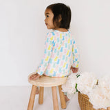 Zippy Bamboo Baby Pajama in Marshmallow Bunny