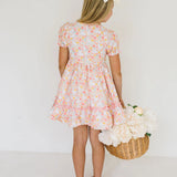 Aura Poplin Dress in Bunny Field