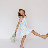 Rosita Dress in Marshmallow Bunny