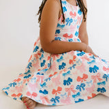 Sofia Dress in Patriotic Bows