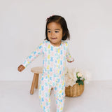 Zippy Bamboo Baby Pajama in Marshmallow Bunny