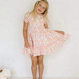 Aura Poplin Dress in Bunny Field