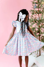 Load image into Gallery viewer, Olivia Twirl Dress in Snow Globe
