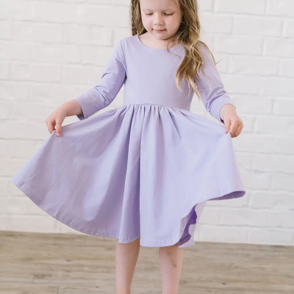 Emile Dress in Lavender 
