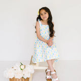 Valerie Dress in Marshmallow Bunny