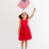 Tank Dress in Scarlet