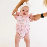 Emmy Bubble  in Pink Flags