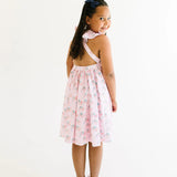 Rosita Dress in Pink Flags