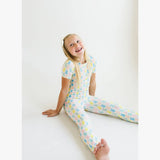 Short Sleeve Bamboo PJ in Marshmallow Bunny