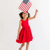 Tank Dress in Scarlet