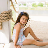Emma in Blue Flags