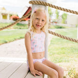 Ellie Swim in Pink Flags