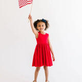 Tank Dress in Scarlet
