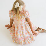 Aura Poplin Dress in Bunny Field