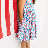 Tank Dress in Berries