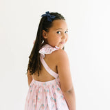 Rosita Dress in Pink Flags