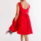 Tank Dress in Scarlet