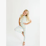 Short Sleeve Bamboo PJ in Marshmallow Bunny