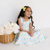 Valerie Dress in Marshmallow Bunny