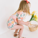 Puff Baby Romper in Soft Floral