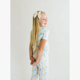 Short Sleeve Bamboo PJ in Marshmallow Bunny