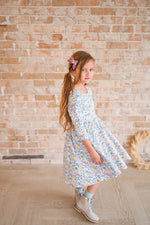 Load image into Gallery viewer, Emile Twirl Dress in Gardenia
