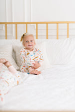Load image into Gallery viewer, 2 Piece Kids Bamboo Pajama Set in Turkey Time
