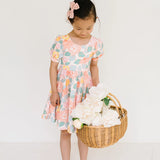 Puff Twirl in Soft Floral