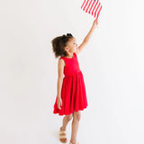 Tank Dress in Scarlet