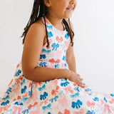 Sofia Dress in Patriotic Bows