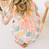 Puff Baby Romper in Soft Floral