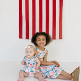 Maylen Poplin Bubble in Patriotic Bows