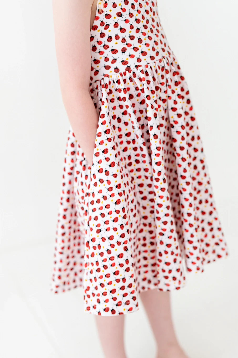 Sofia Dress in Ladybugs