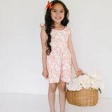 Macie Romper in Bunny Field