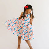 Sofia Dress in Patriotic Bows