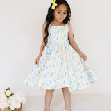 Valerie Dress in Marshmallow Bunny