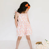 Macie Romper in Bunny Field