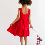 Tank Dress in Scarlet