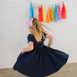 Elizabeth Dress in Navy