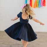 Elizabeth Dress in Navy