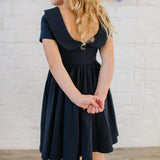 Elizabeth Dress in Navy