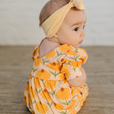 Puffed Rosie Romper in Sunflower
