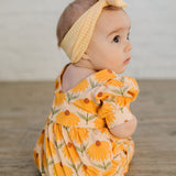 Puffed Rosie Romper in Sunflower