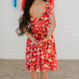 Classic Twirl Dress in Apple