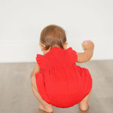 Betsy Romper in Scarlet