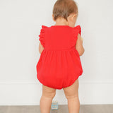 Betsy Romper in Scarlet