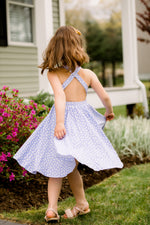 Load image into Gallery viewer, Sofia Dress in Purple Petals

