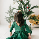 Adelisa Dress in Evergreen