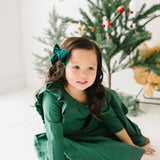 Adelisa Dress in Evergreen